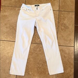 White Women's Straight-Leg Jeans